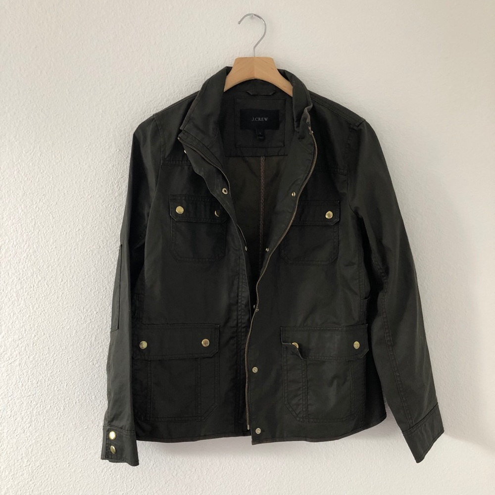 💚J.Crew green jacket